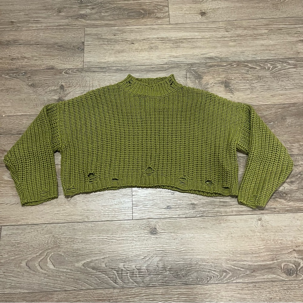 Forever 21 Green Sweater - Size Small
